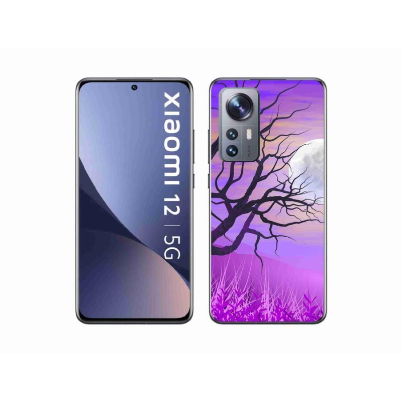 Gelový obal mmCase na mobil Xiaomi 12 - kreslený opadaný strom