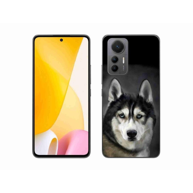 Gelový obal mmCase na mobil Xiaomi 12 Lite - husky