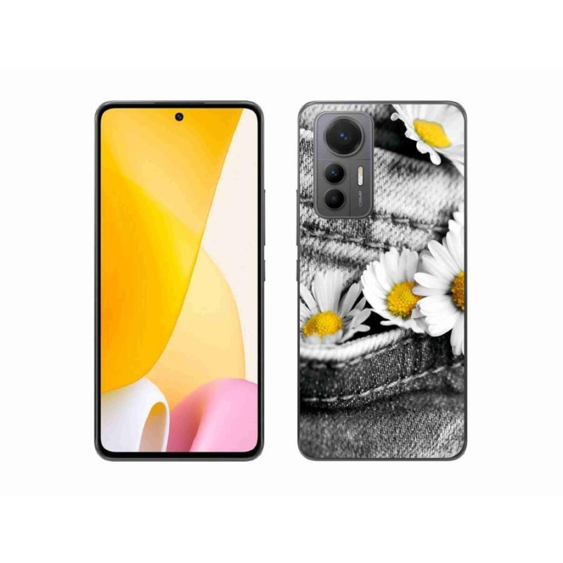 Gelový obal mmCase na mobil Xiaomi 12 Lite - kopretiny