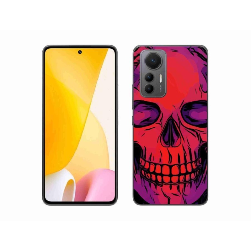Gelový obal mmCase na mobil Xiaomi 12 Lite - lebka