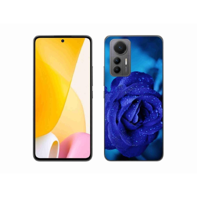 Gelový obal mmCase na mobil Xiaomi 12 Lite - modrá růže