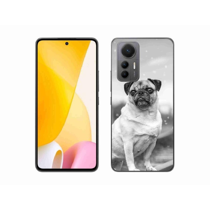 Gelový obal mmCase na mobil Xiaomi 12 Lite - mops