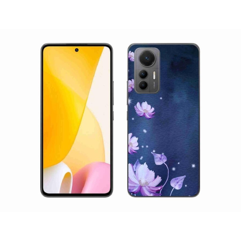 Gelový obal mmCase na mobil Xiaomi 12 Lite - padající květy