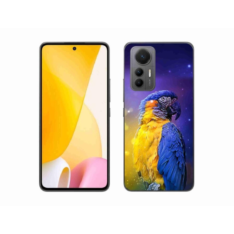 Gelový obal mmCase na mobil Xiaomi 12 Lite - papoušek ara 1