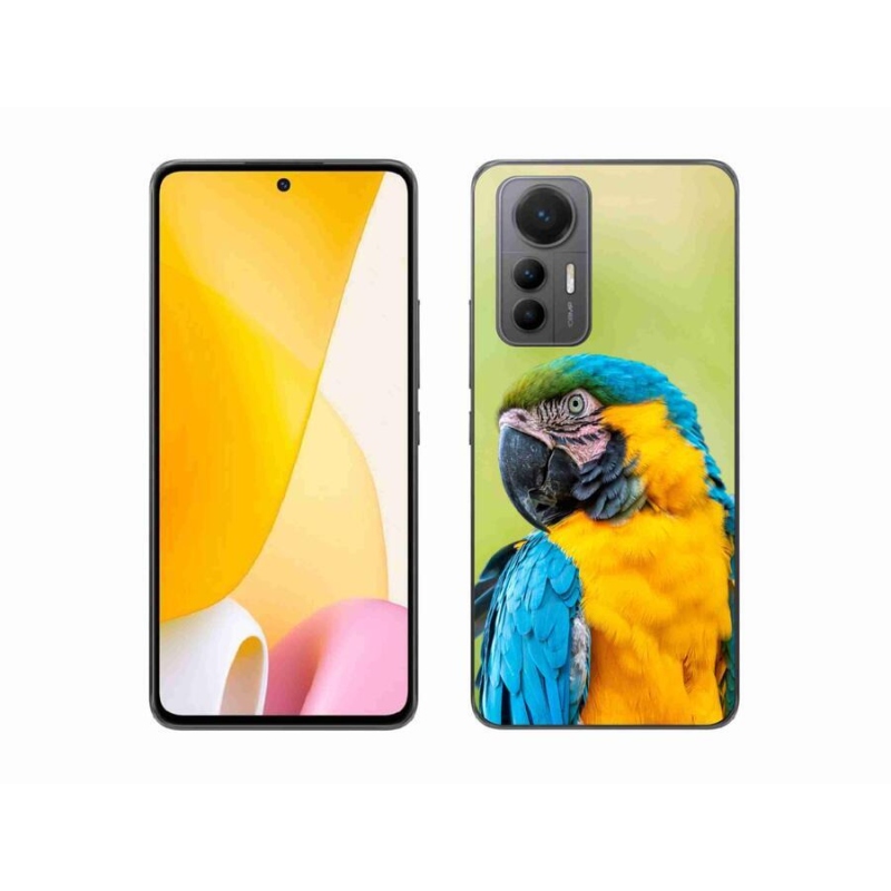 Gelový obal mmCase na mobil Xiaomi 12 Lite - papoušek ara 2