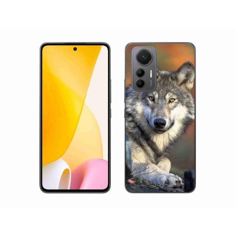 Gelový obal mmCase na mobil Xiaomi 12 Lite - vlk