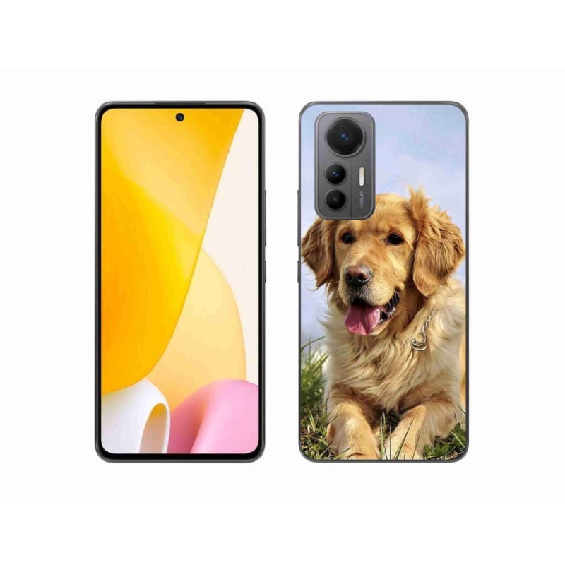 Gelový obal mmCase na mobil Xiaomi 12 Lite - zlatý retrívr