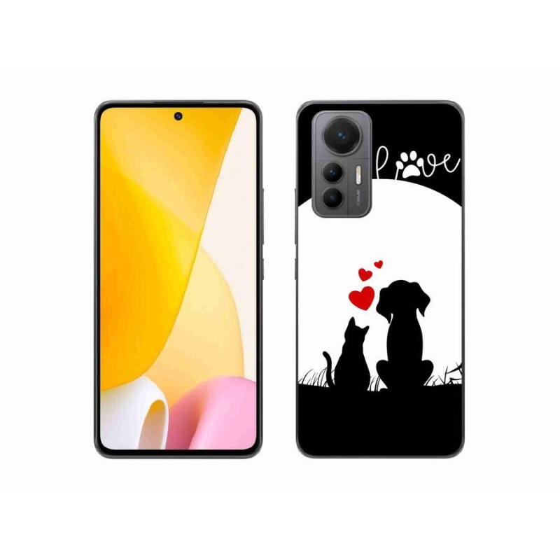 Gelový obal mmCase na mobil Xiaomi 12 Lite - zvířecí láska