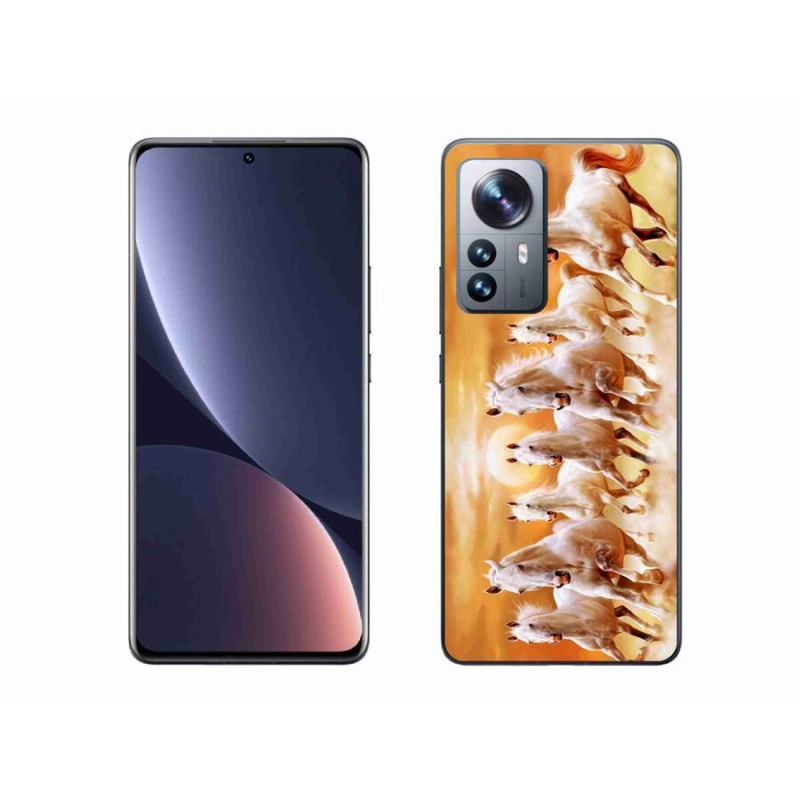 Gelový obal mmCase na mobil Xiaomi 12 Pro - koně 2
