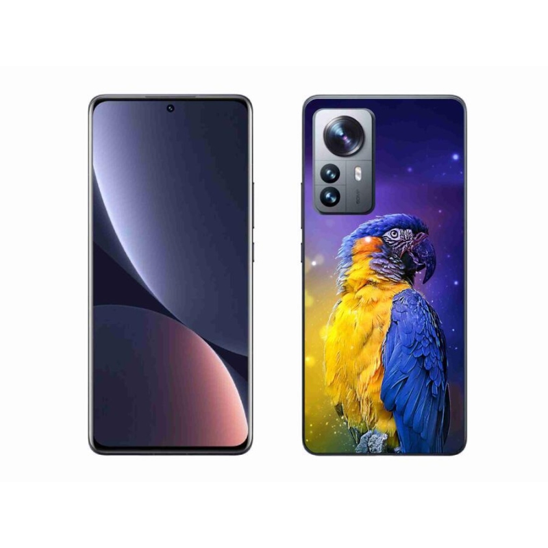 Gelový obal mmCase na mobil Xiaomi 12 Pro - papoušek ara 1