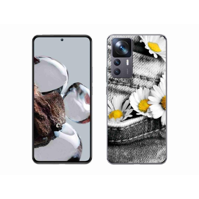 Gelový obal mmCase na mobil Xiaomi 12T - kopretiny
