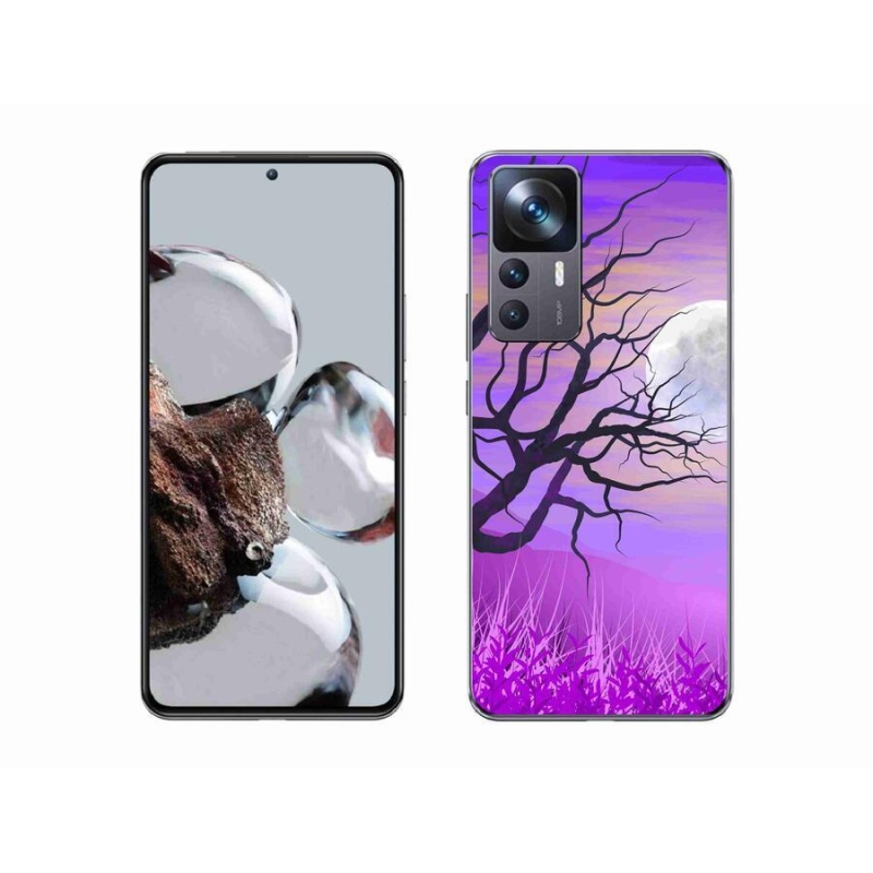 Gelový obal mmCase na mobil Xiaomi 12T - kreslený opadaný strom