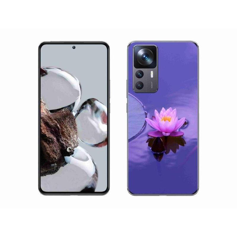 Gelový obal mmCase na mobil Xiaomi 12T - květ na hladině