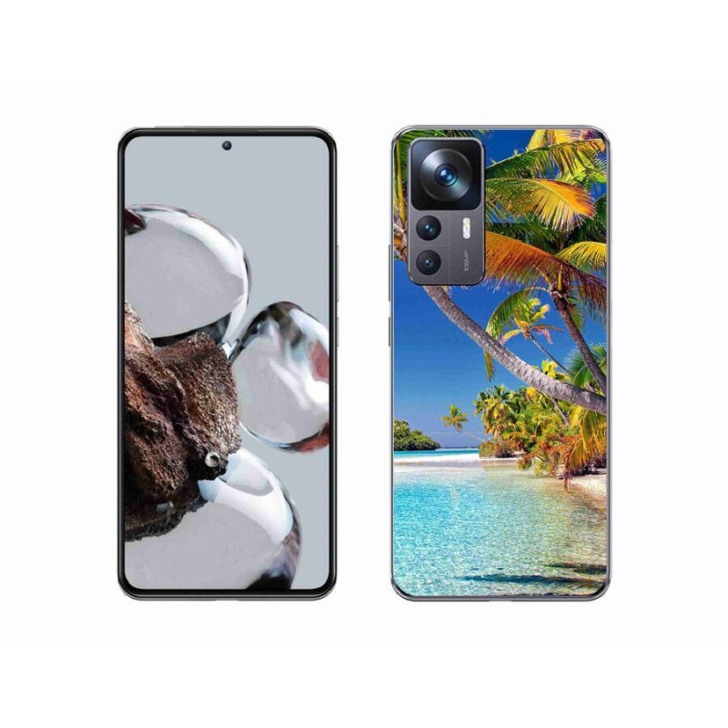 Gelový obal mmCase na mobil Xiaomi 12T - mořská pláž