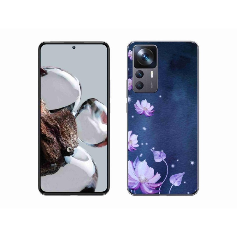 Gelový obal mmCase na mobil Xiaomi 12T - padající květy