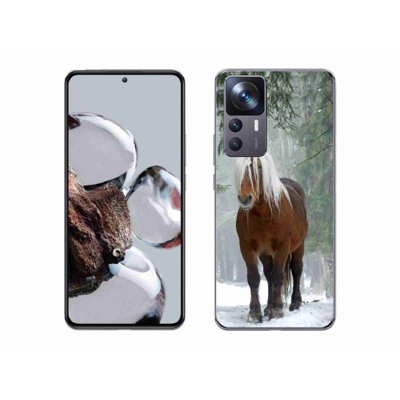 Gelový obal mmCase na mobil Xiaomi 12T Pro - kůň v lese