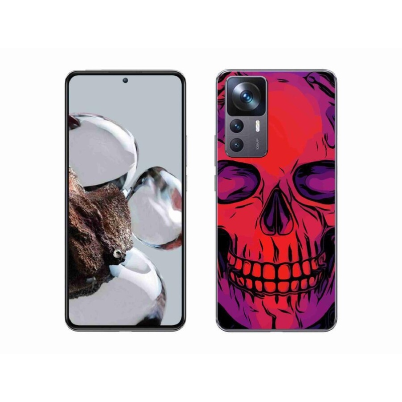 Gelový obal mmCase na mobil Xiaomi 12T Pro - lebka