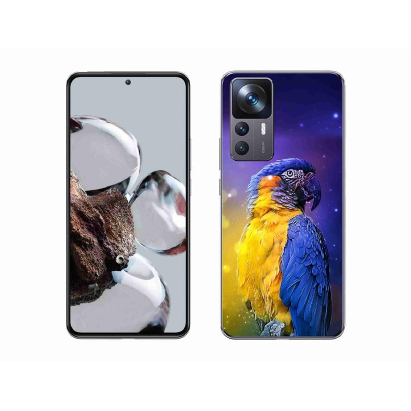Gelový obal mmCase na mobil Xiaomi 12T Pro - papoušek ara 1