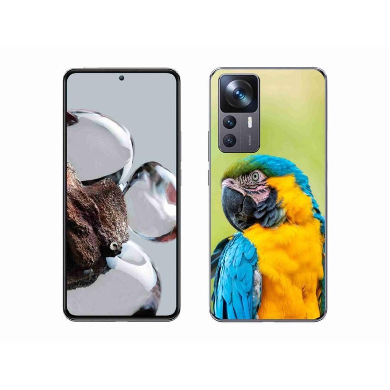 Gelový obal mmCase na mobil Xiaomi 12T Pro - papoušek ara 2