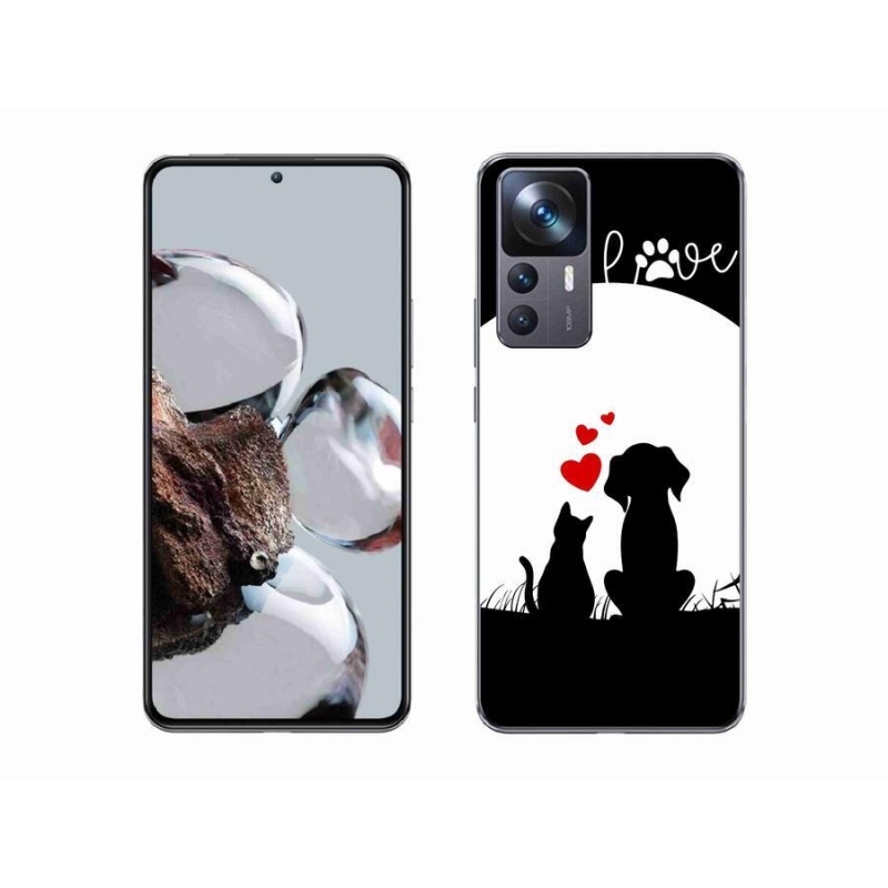 Gelový obal mmCase na mobil Xiaomi 12T Pro - zvířecí láska