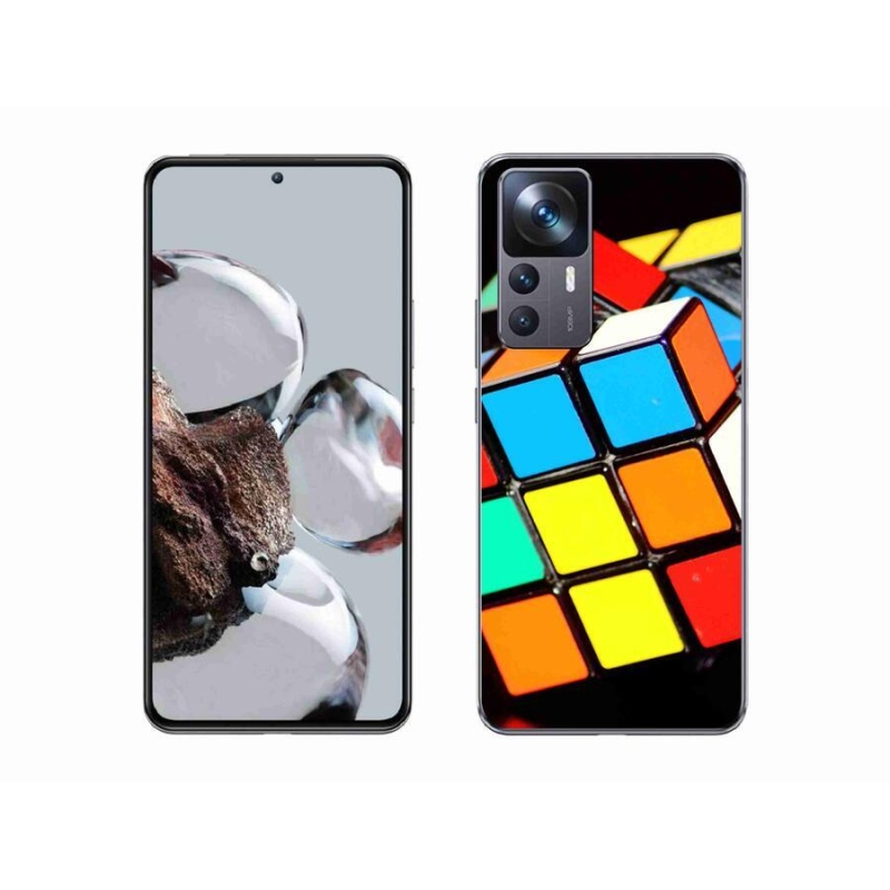 Gelový obal mmCase na mobil Xiaomi 12T - rubikova kostka
