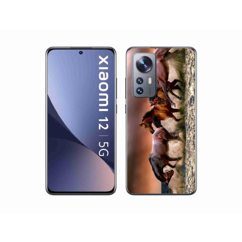 Gelový obal mmCase na mobil Xiaomi 12X - koně 1