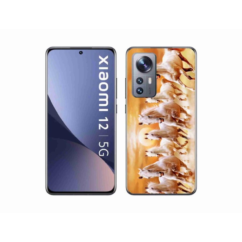 Gelový obal mmCase na mobil Xiaomi 12X - koně 2