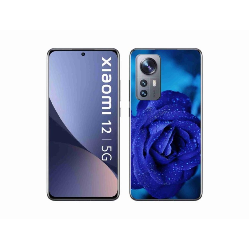 Gelový obal mmCase na mobil Xiaomi 12X - modrá růže