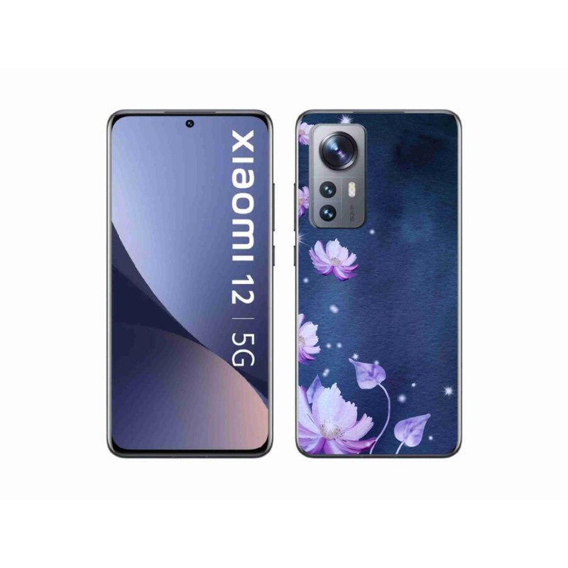 Gelový obal mmCase na mobil Xiaomi 12X - padající květy