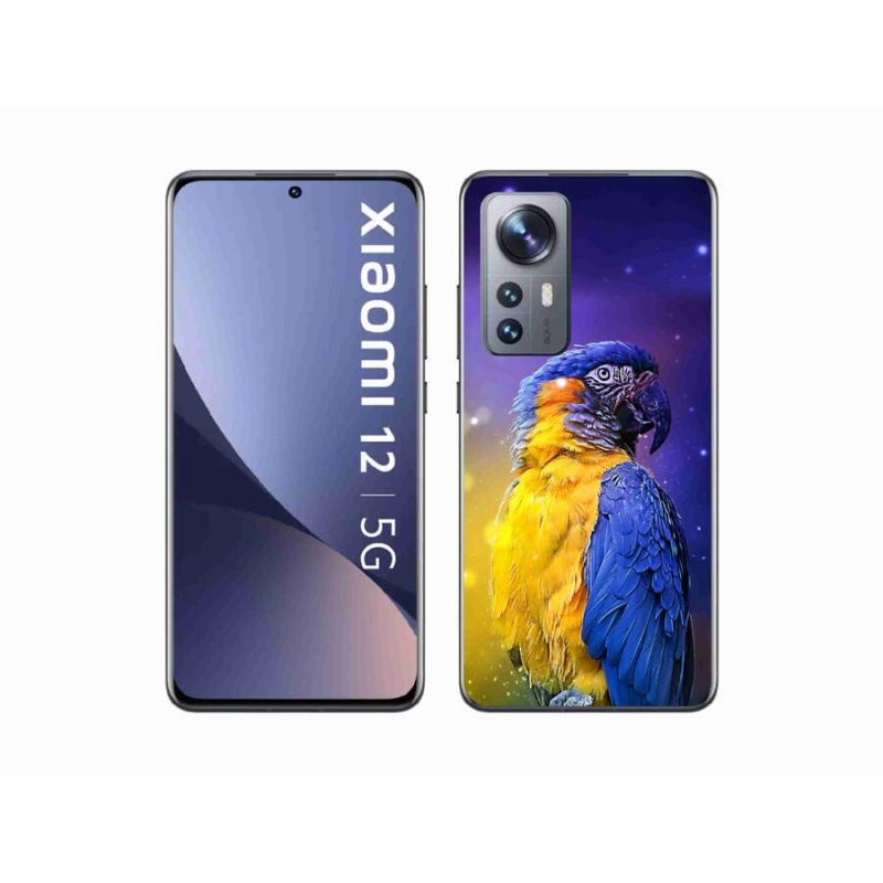 Gelový obal mmCase na mobil Xiaomi 12X - papoušek ara 1
