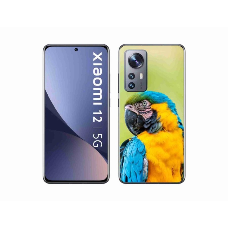 Gelový obal mmCase na mobil Xiaomi 12X - papoušek ara 2