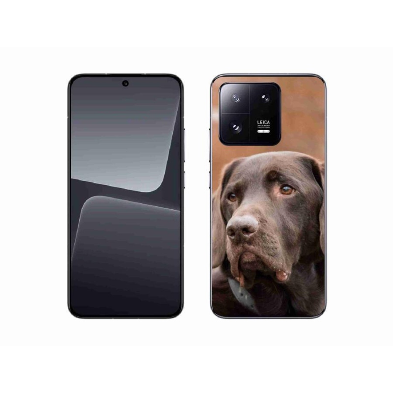 Gelový obal mmCase na mobil Xiaomi 13 - hnědý labrador