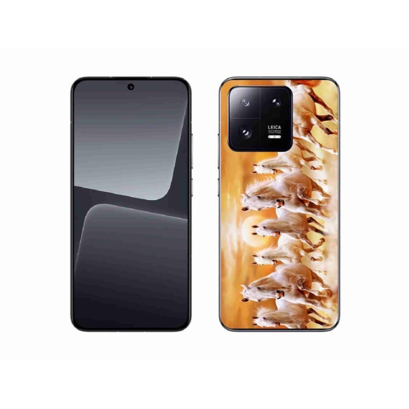 Gelový obal mmCase na mobil Xiaomi 13 - koně 2