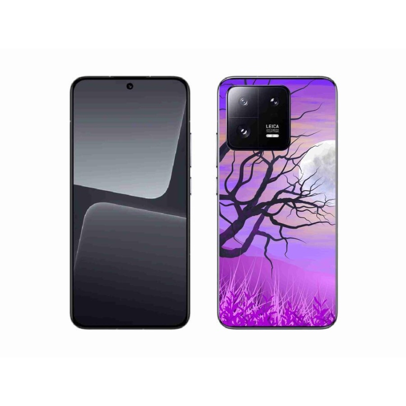 Gelový obal mmCase na mobil Xiaomi 13 - kreslený opadaný strom