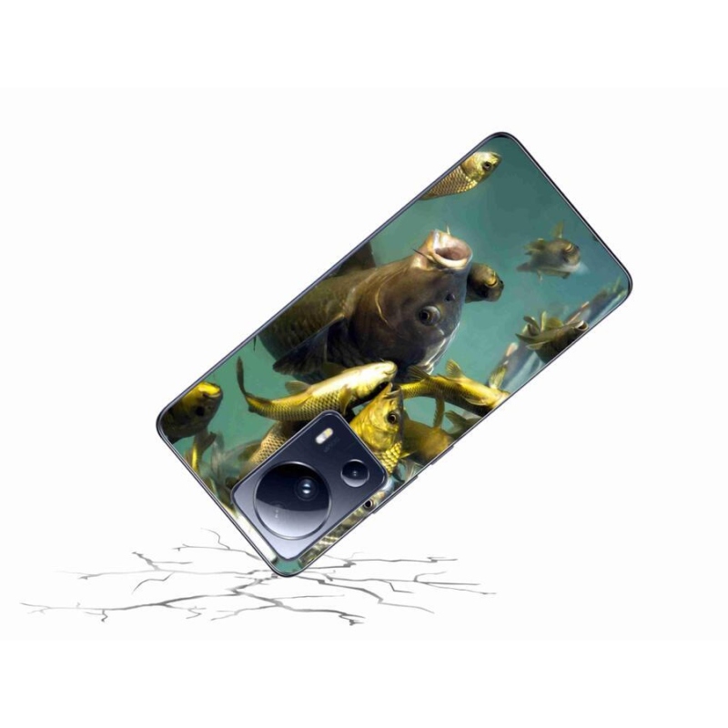 Gelový obal mmCase na mobil Xiaomi 13 Lite - hejno ryb