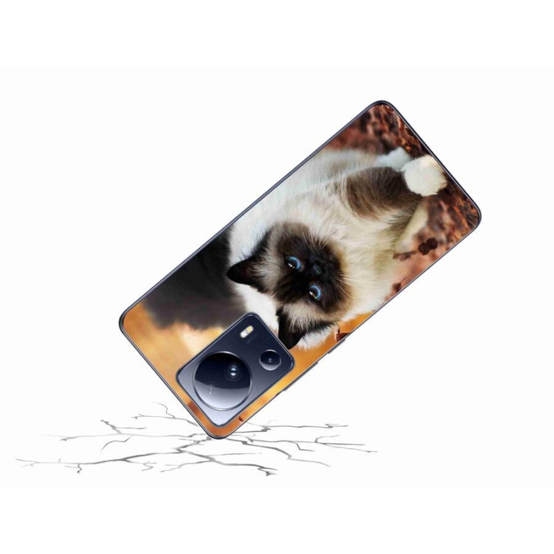 Gelový obal mmCase na mobil Xiaomi 13 Lite - kočka