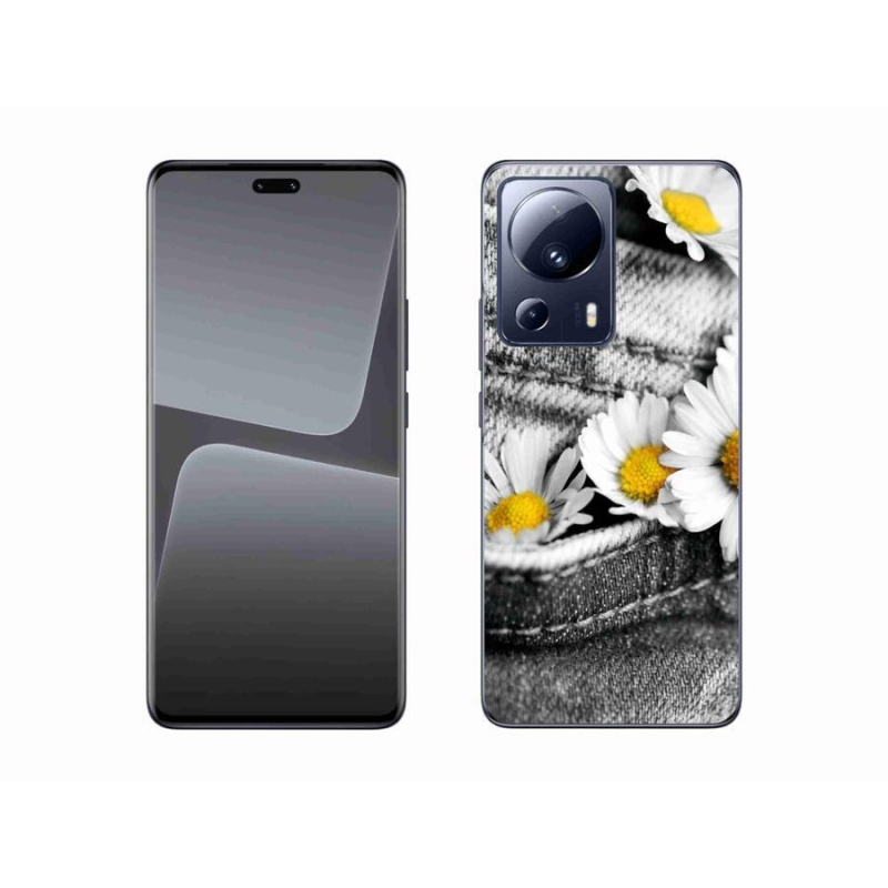 Gelový obal mmCase na mobil Xiaomi 13 Lite - kopretiny