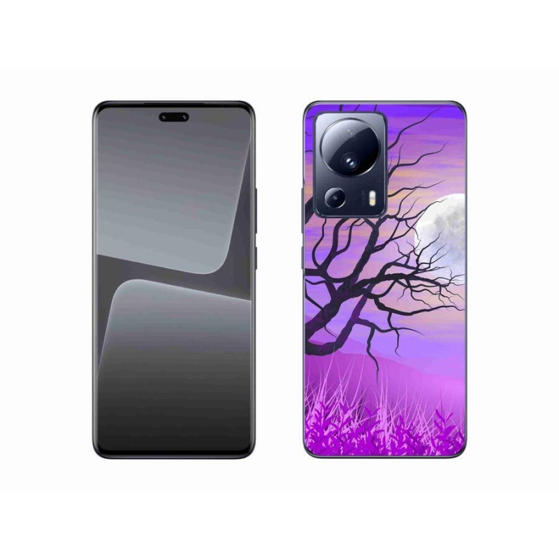 Gelový obal mmCase na mobil Xiaomi 13 Lite - kreslený opadaný strom