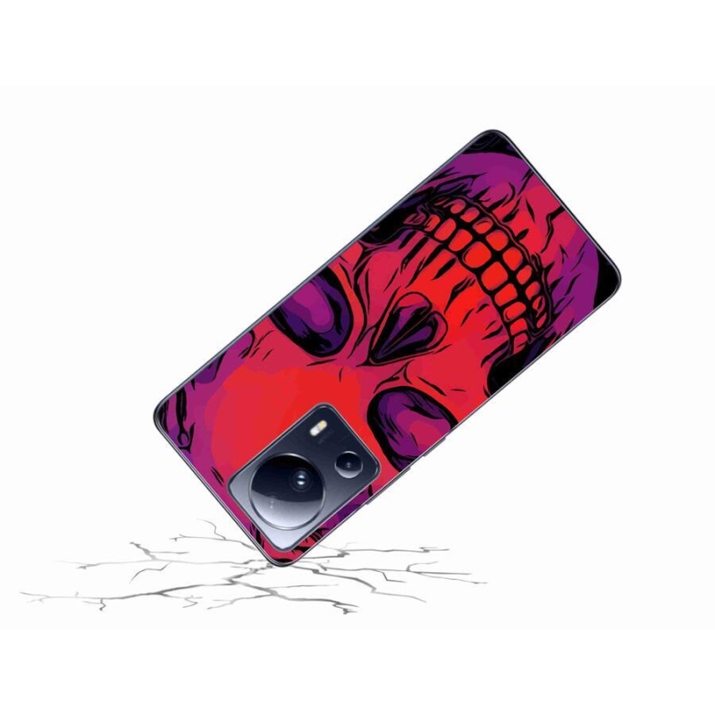 Gelový obal mmCase na mobil Xiaomi 13 Lite - lebka