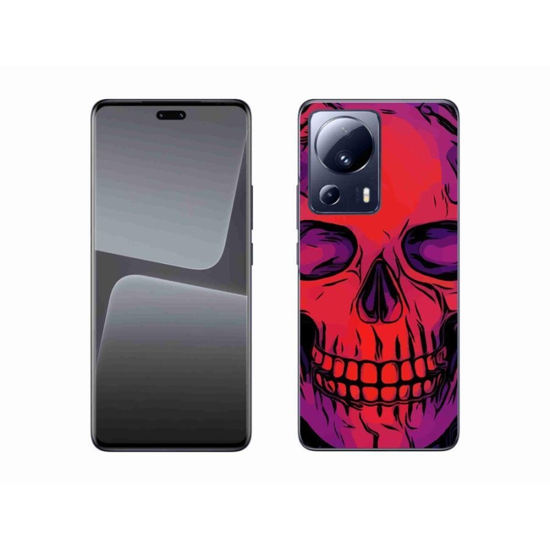 Gelový obal mmCase na mobil Xiaomi 13 Lite - lebka