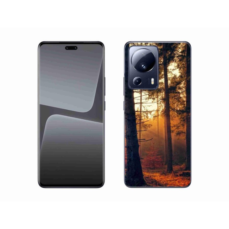 Gelový obal mmCase na mobil Xiaomi 13 Lite - les
