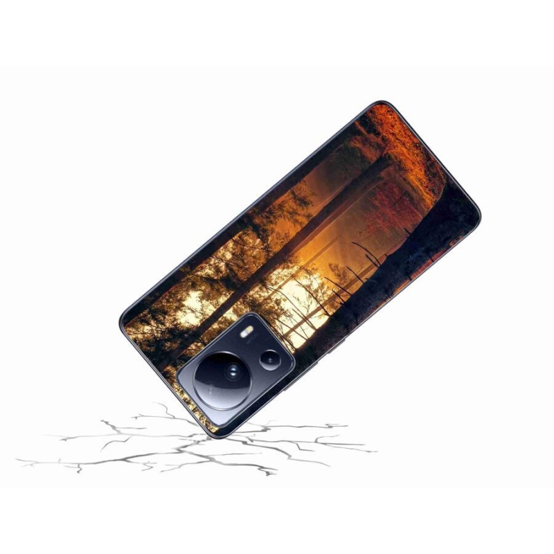 Gelový obal mmCase na mobil Xiaomi 13 Lite - les