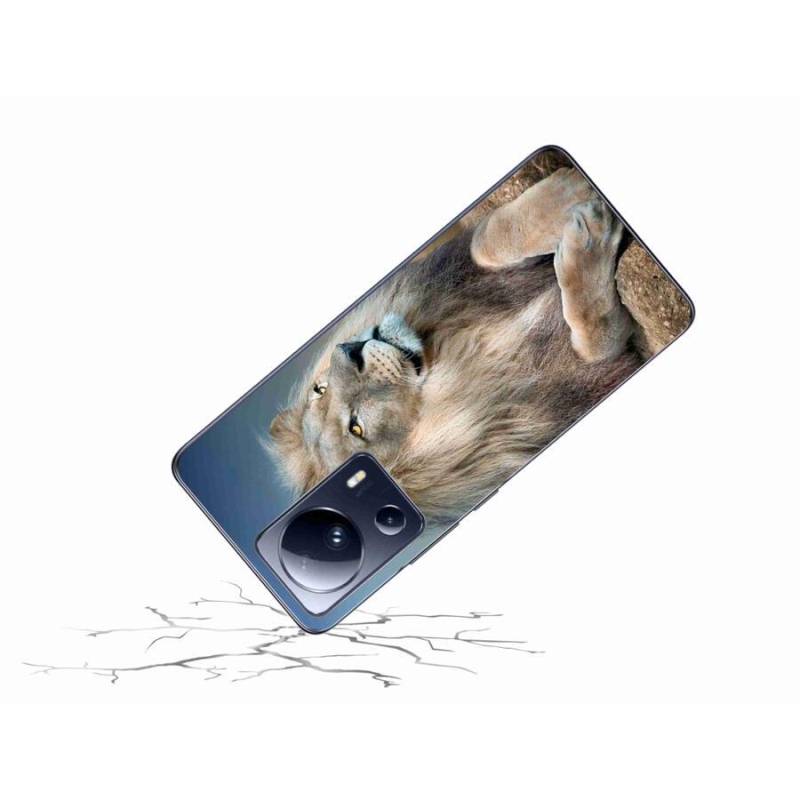 Gelový obal mmCase na mobil Xiaomi 13 Lite - lev 1