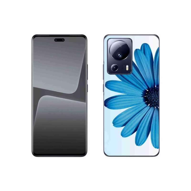 Gelový obal mmCase na mobil Xiaomi 13 Lite - modrá kopretina