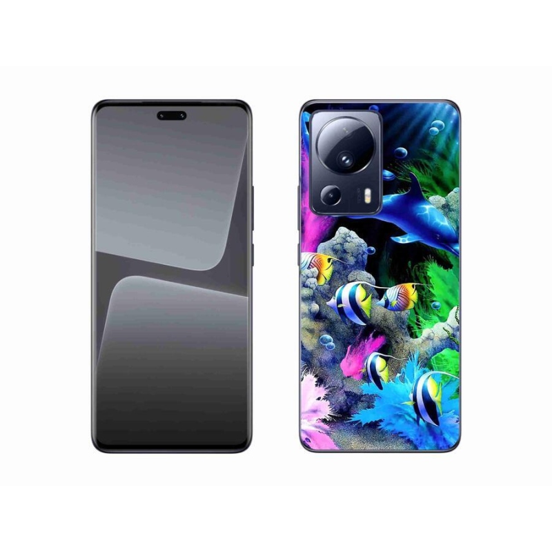 Gelový obal mmCase na mobil Xiaomi 13 Lite - mořský svět