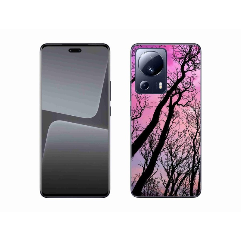 Gelový obal mmCase na mobil Xiaomi 13 Lite - opadané stromy