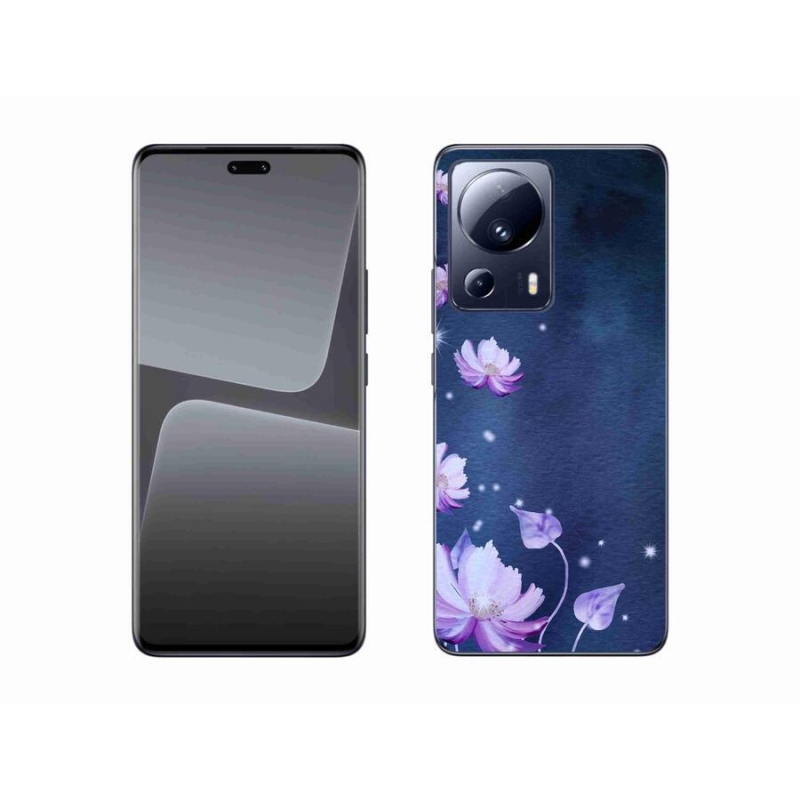 Gelový obal mmCase na mobil Xiaomi 13 Lite - padající květy