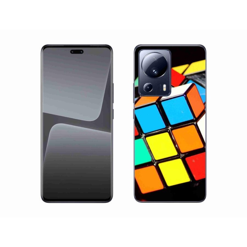 Gelový obal mmCase na mobil Xiaomi 13 Lite - rubikova kostka