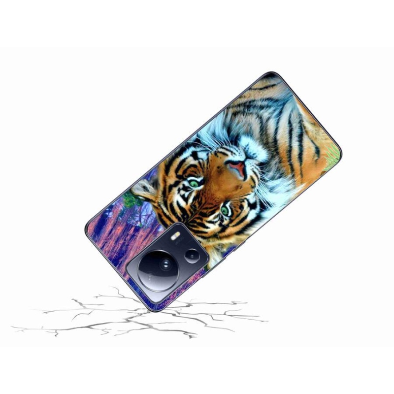 Gelový obal mmCase na mobil Xiaomi 13 Lite - tygr