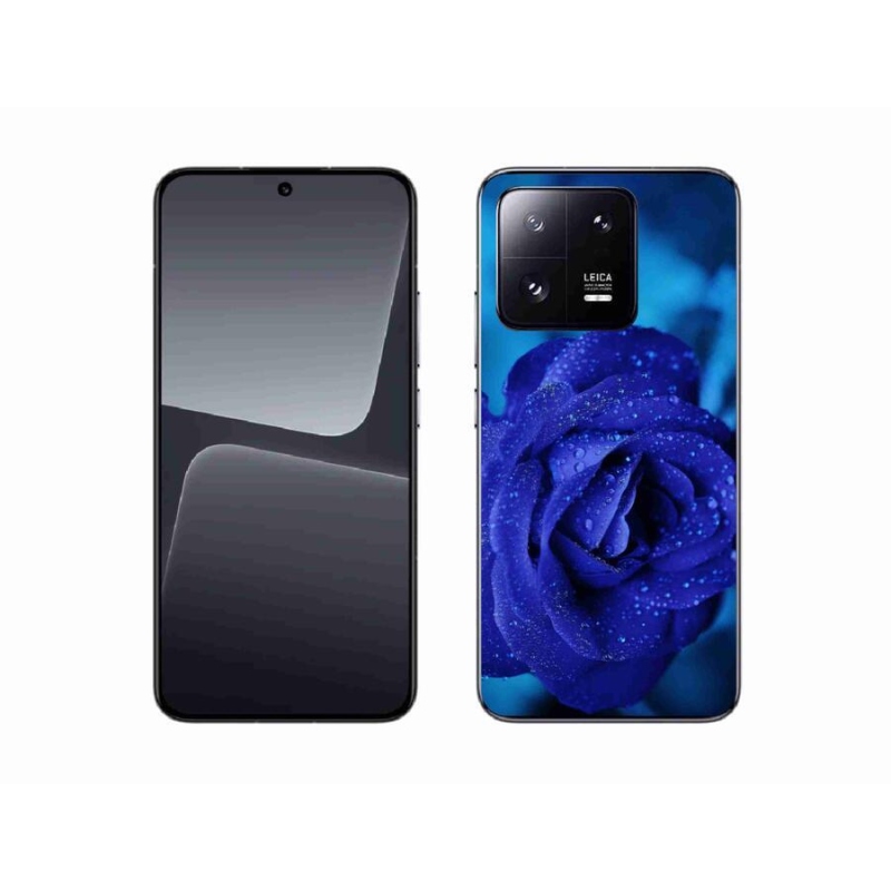 Gelový obal mmCase na mobil Xiaomi 13 - modrá růže